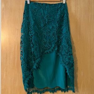 For Love and Lemons - Lace Skirt - Small